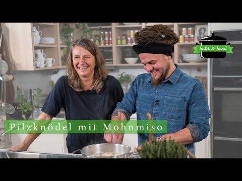 Pilzknödel mit Mohnmiso | Birgit Denk | held&herd März 2022