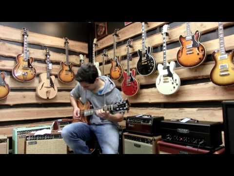 FGN Guitars Expert Flame Flamed Top Vintage Violine von Rockland Music