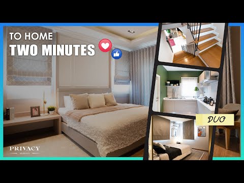 บ้านแฝด 2 ชั้น DUO ในโครงการ Maneerin Privacy อ่างศิลา