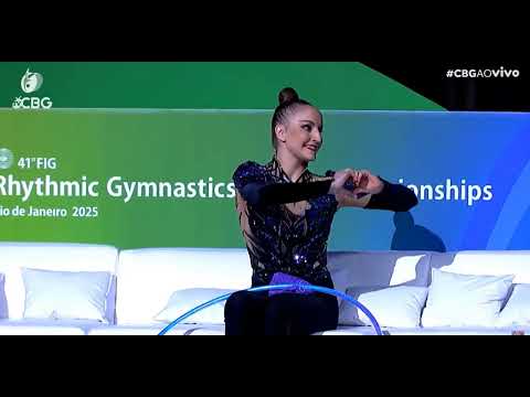 Polina Karika Hoop Qual 28,100 - World Championships Rio de Janeiro 2025
