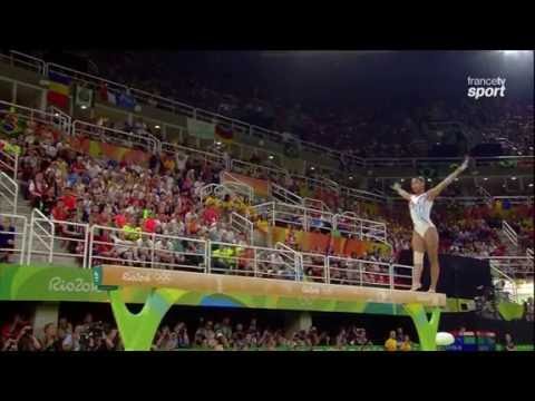 Marine Boyer/France gymnastique/ Finale poutre J.O Rio 2016/ 4ème place