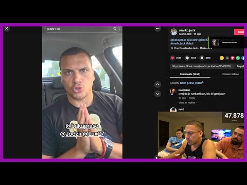 BAKA PRASE NE VERUJE ŠTA JE MARKO JACK REKAO U VIDEU *Iza Njih Stoje Ozbiljni Ljudi*