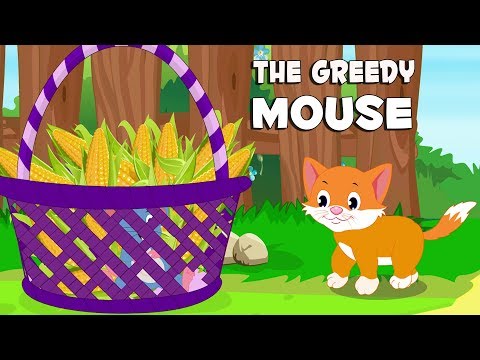 English Stories For Kids | The Greedy Mouse | English Story Time For Babies | By Aanon Animation