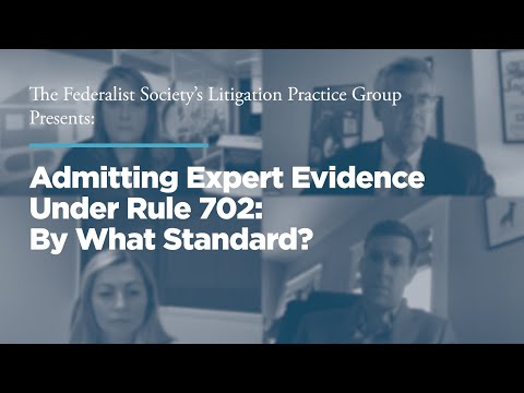 Admitting Expert Evidence Under Rule 702: By What Standard?