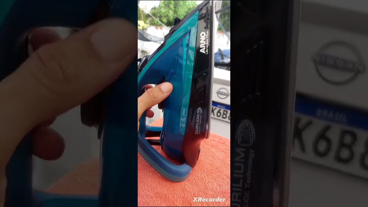 Miniatura da avaliação em vídeo de Kit Arno Ferro a Vapor Ultragliss 1520W 110V
