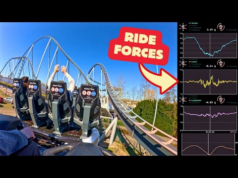 Silver Star Onride Back-row + live G-forces | Europa-Park 2025