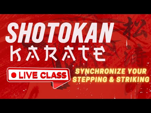 GMAU Shotokan Karate LIVE | Synchronizing Stepping + Striking thumbnail