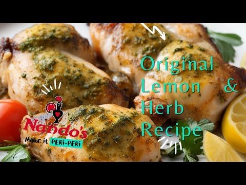 LEMON & HERB CHICKEN | Famous Nandos Lime and herb grilled chicken recipe