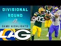 Rams vs. Packers Divisional Round Highlights | NFL 2020 Playoffs