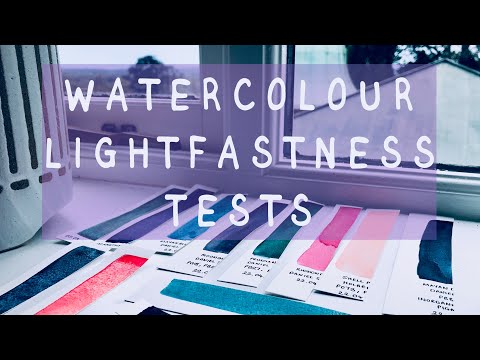 Watercolour Lightfastness Tests 2 | How are they doing several weeks later? | 5 new paints added