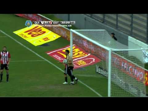 Penal atajado por Rulli. Quilmes 1 - Estudiantes 3. Fecha 13. Torneo Final 2014. FPT