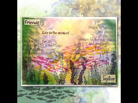 Friends Live in the Moment by Emma-Jo - A Lavinia Stamps Tutorial