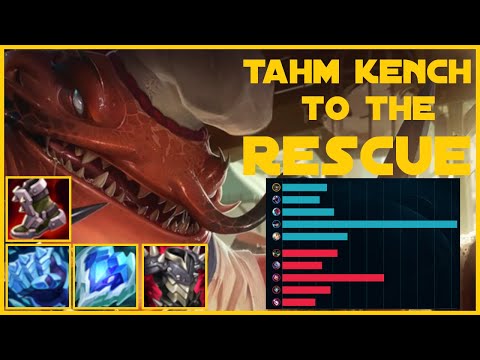 tahm kench is the best! tahm kench vs warwick bronze 2  - League of legends
