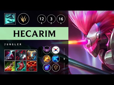 Hecarim Jungle vs Kindred: Triple Kill, Dominating - KR Master Patch 25.S1.1