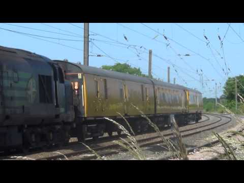 DRS Class 37 No 37604 on a Network Rail Test Train on the 8th July 2013.
