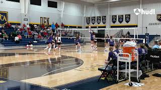 McKenna Stockton 2027 Setter : TSSAA 2025 State Tournament Final Four CPA v Baylor School Chatt