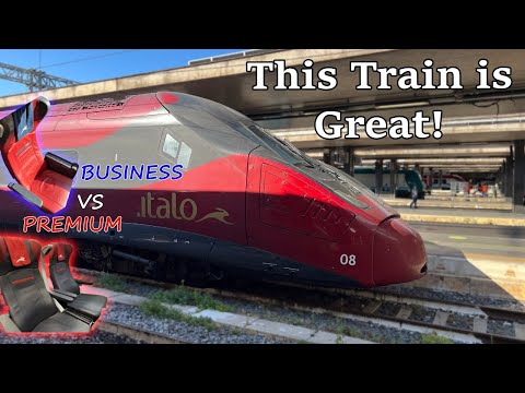 The BETTER Italian High-Speed Train! Italo Premium and Club Class Review
