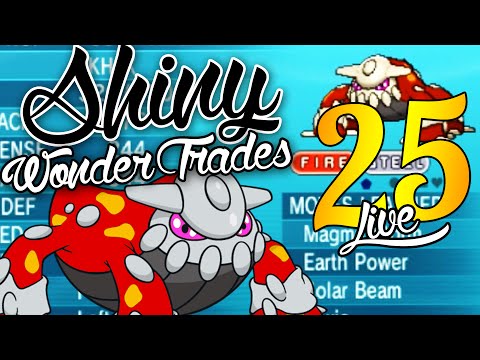 Pokemon Shiny Wonder Trades - EP 25 - Shiny Pokemon Wonder Trades ORAS SHINY HEATRAN