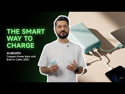 Your charging game just got smarter with the Xiaomi Compact PowerBank 20000mAh