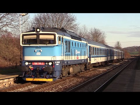 Vlaky Střelice a okolí (Střelice dolní, Rosice u Brna, Zastávka u Brna), 30. 11. 2019