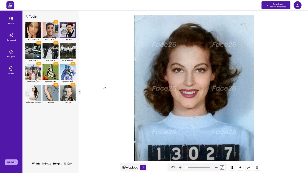 🔧 Restore and Colorize Images in 5 Seconds with Face26! 🎨