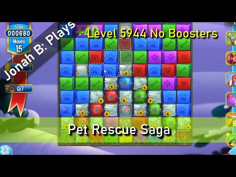 Pet Rescue Saga Level 5944 No Boosters