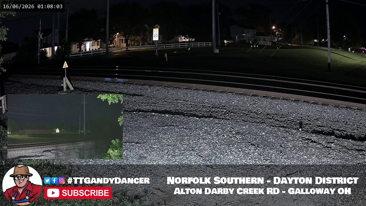 Live webcam view of Cámara de Trenes Norfolk Southern Dayton