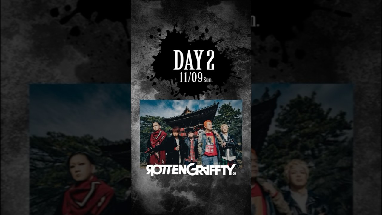 #lunasea #ルナフェス #rock #rockfest #rottengraffty