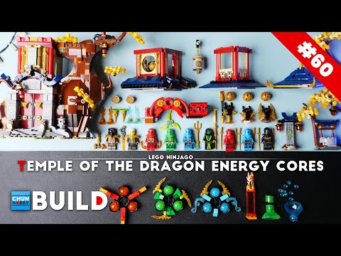 LEGO Speed Build! NINJAGO Dragons Rising Temple of the Dragon Energy Cores | Beat Build | ASMR