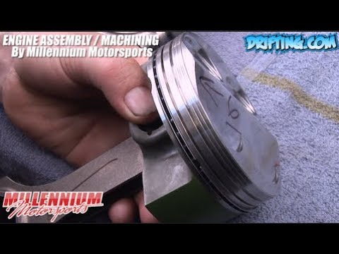 350Z Engine Rebuild VQ35DE - Piston Ring Tips