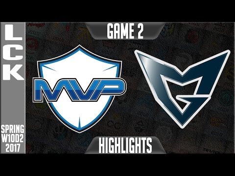 MVP vs SSG Highlights Game 2 - LCK W10D2 Spring 2017 MVP vs SSG G2