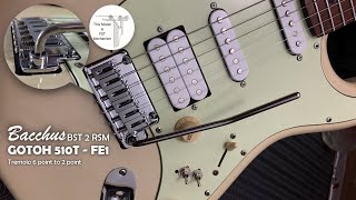 Video thumbnail for Bachhus Bst 2 Rsm Upgrade Tremolo GOTOH 510T-FE1 - Stratocaster 6 point to 2 point Tremolo Mod by Natanael Firdaus