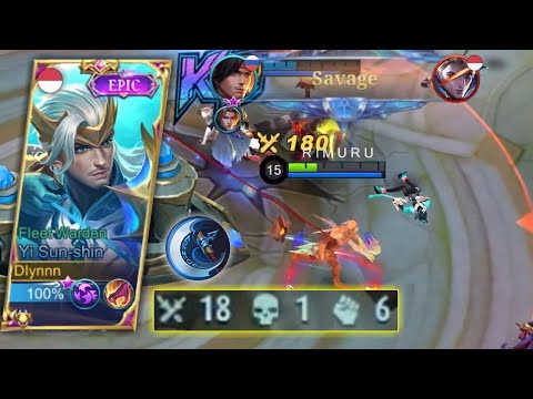 YSS SAVAGE!! PAKE ITEM CRITICAL ( Berserker's Fury ) BISA INSTAN KILL | TOP GLOBAL YSS - MLBB