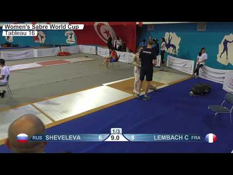 2019 471 T16 04 F S Individual Tunis TUN WC YELLOW LEMBACH FRA vs SHEVELEVA RUS