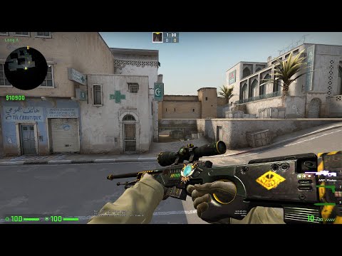 Прострел мида на обновленому dust 2 - Лайфхак