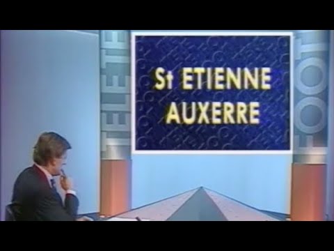 ASSE 4-1 Auxerre - 11e journée de D1 1989-1990
