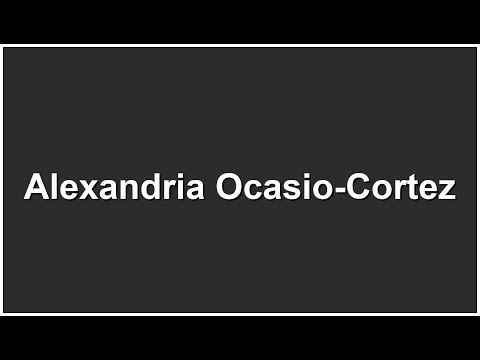 How to pronounce Alexandria Ocasio-Cortez | Learn English Fast | Lesson 363