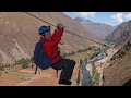Climbing To The Skylodge Sacred Valley Peru