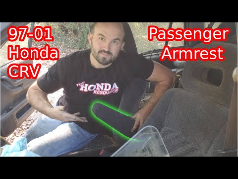 How to install a PASSENGER armrest on a 97-01 Honda CRV RD1 RD2