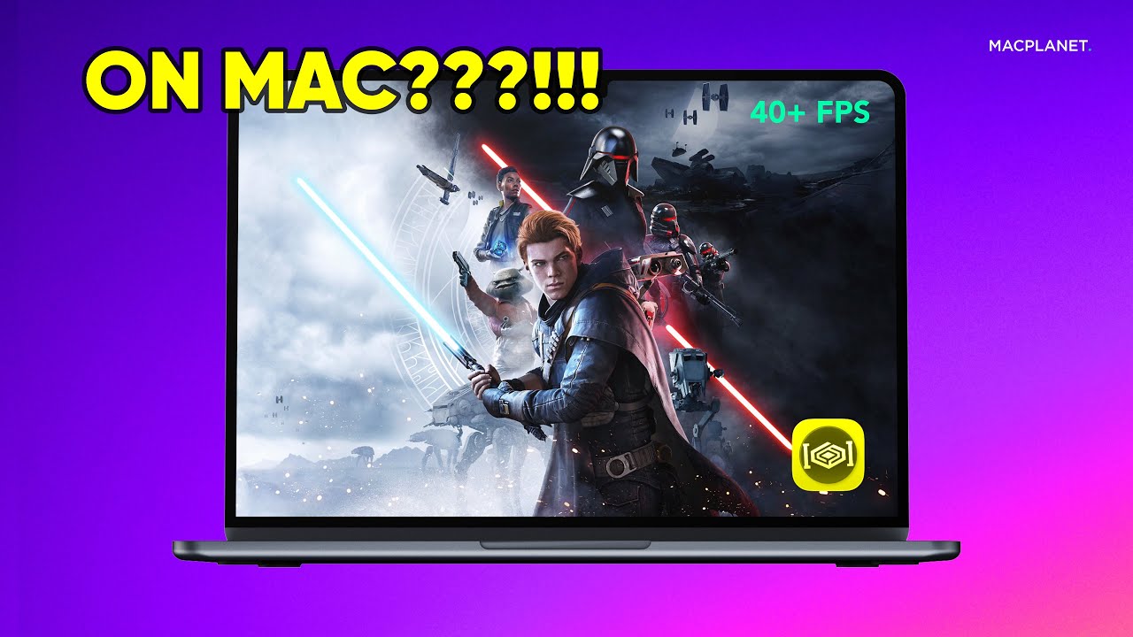 Playing Star Wars Jedi: Fallen Order on my MacBook Air