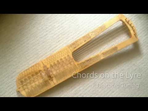Trossingen Lyre: Chords in Diatonic E tuning