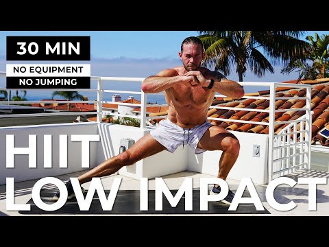 30 Min INTENSE Low Impact HIIT Workout | No Jumping, No Equipment
