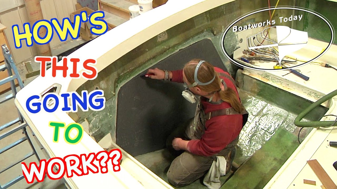 STARTING THE COOSA TRANSOM ON THE BERTRAM 25!