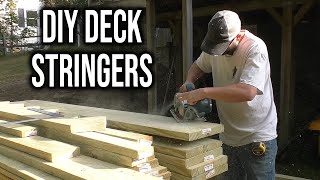 Beginner’s Guide: How to Measure and Cut Deck Stringers | The Fixer Clips