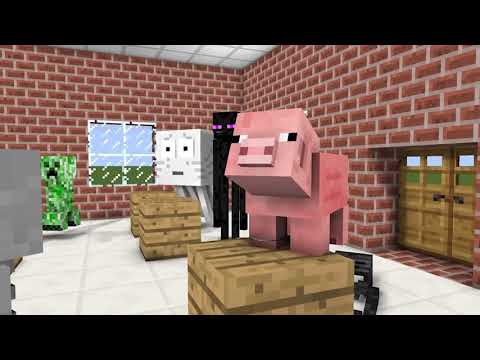 Monster School : WWE WRESTLING CHALLENGE VS THE NUN BALDIS GRANNY HORROR - Minecraft Animation