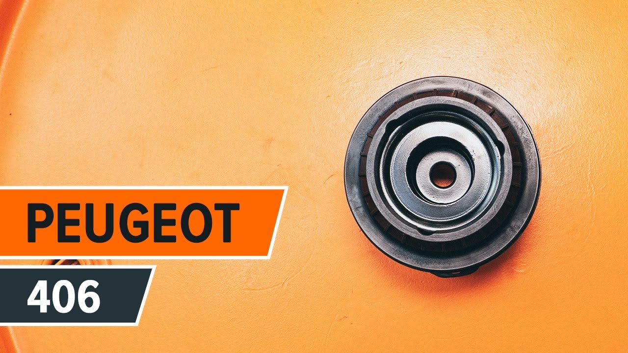 Comment changer : coupelle d'amortisseur arrière sur Peugeot 406 berline - Guide de remplacement