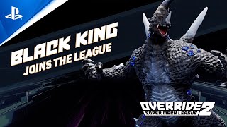 PlayStation Override 2: Super Mech League - Ultraman DLC #3: Black King Gameplay Trailer | PS5, PS4 anuncio