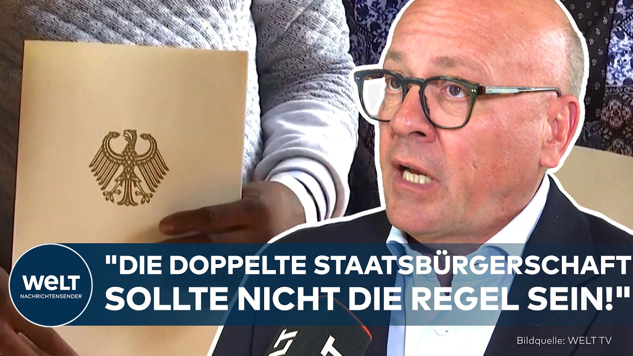 DEUTSCHLAND: So viele Einbürgerungen wie seit 25 Jahren nicht mehr! Kritik an lockeren Regeln wächst