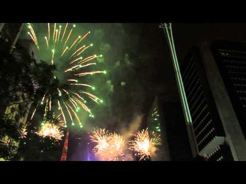 Imperdível! Réveillon 2014 na Paulista, São Paulo SP - Queima de fogos - Show da virada HD - Parte 5