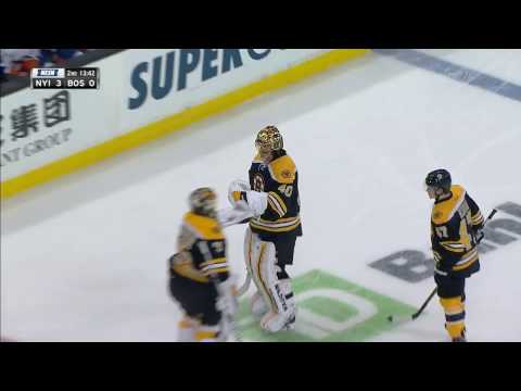 Rask gets pulled after allowing 3 goals on 13 shots